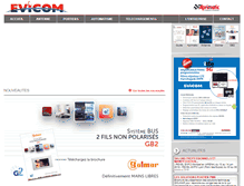 Tablet Screenshot of evicom.fr